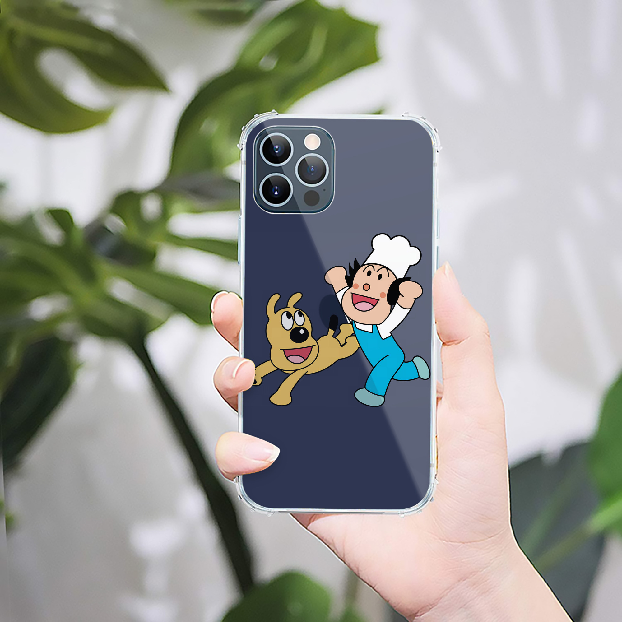 （画像用） アンパンマン Anpanman 【iPhone 12シリーズ対応】透明スマホケース（クリアソフトケース）